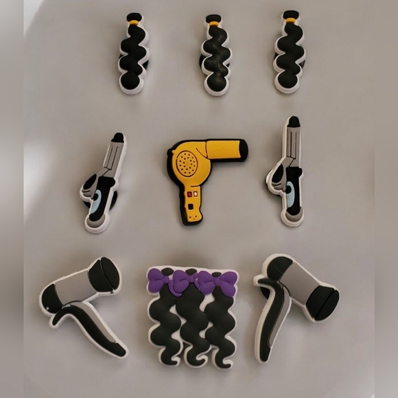 Hairdresser Stylist Croc Charms - Picture 1 of 1